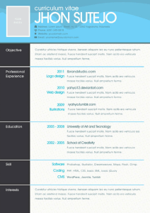 one page resume template with background pattern objective statement in a resumes